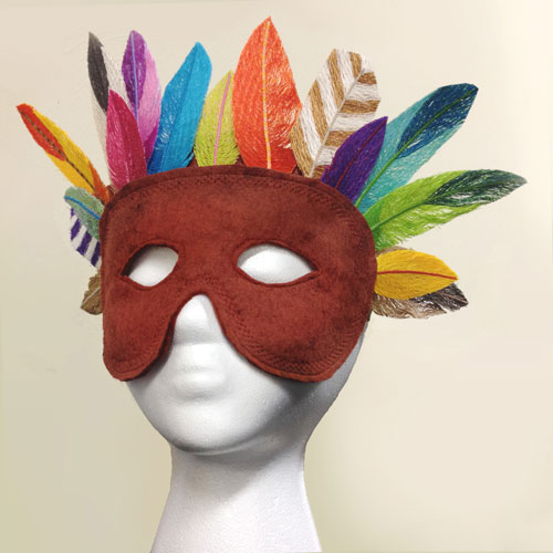 Kaleidoscope of Feathers Mask