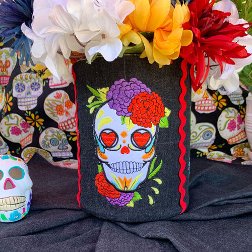 Day of the Dead Vase