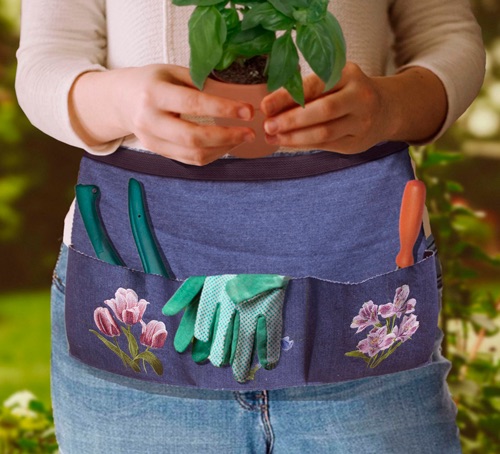 Jane's Favorite Garden Apron - Embroidery Online