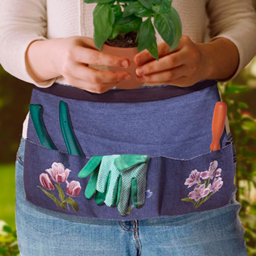 Jane Shasky's Favorite Garden Apron machine embroidery project