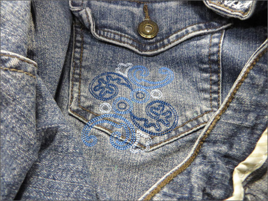 Chic Embellishments Denim Jacket and Jeans 11