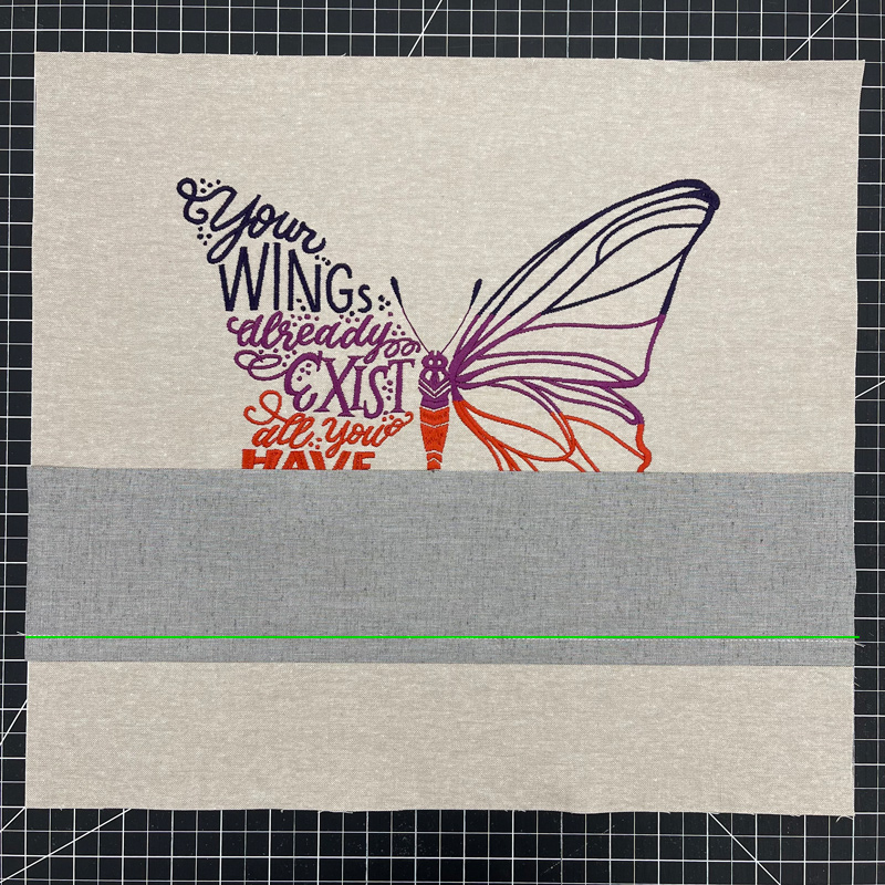 Butterfly Wings Tote Bag Attach Vinyl
