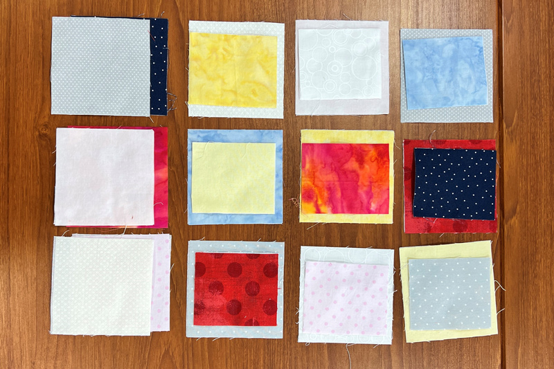 Baby Month Photo Blanket organize applique fabric