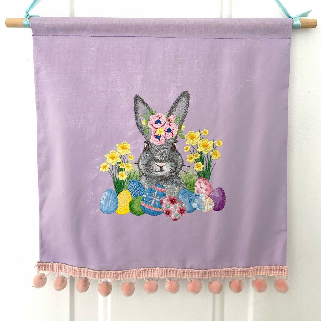Charming Easter Wall Hanging finished project