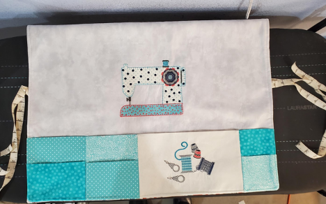 Stitched Sewing Machine Cover finished project