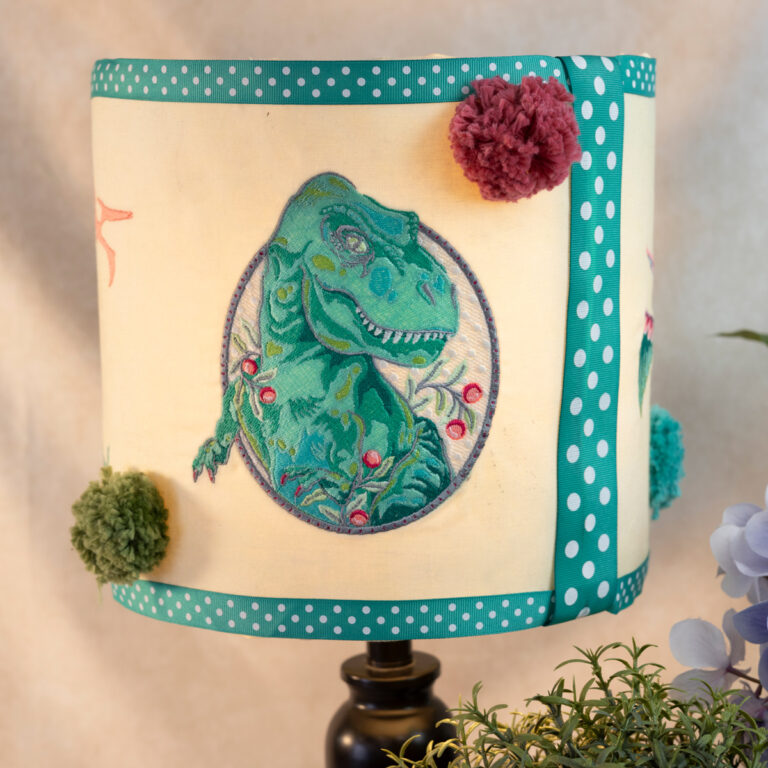 Adding Embroidery to a Lamp