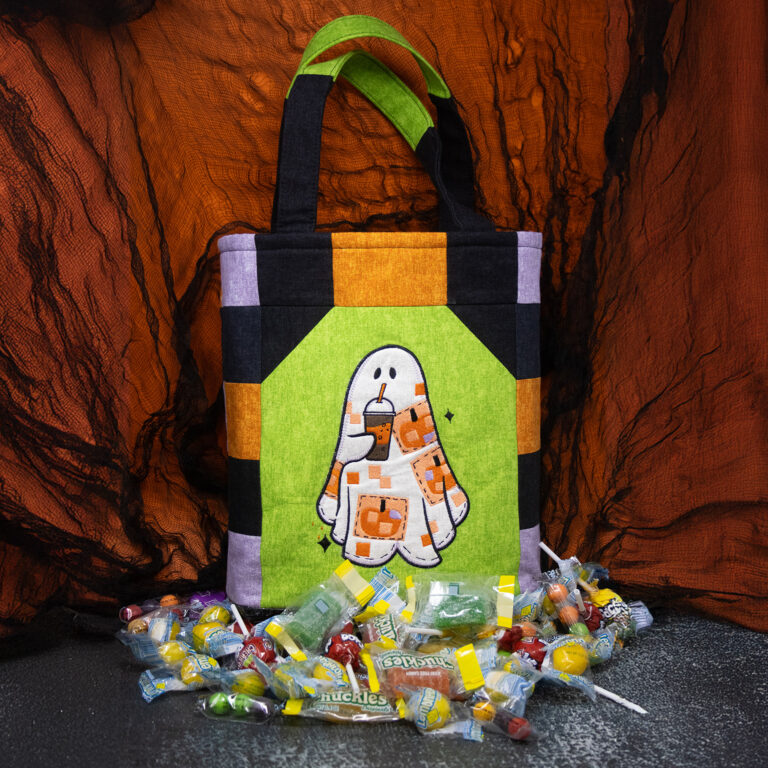 Trick or Treat Tote Bag Tutorial: Halloween Embroidery Project